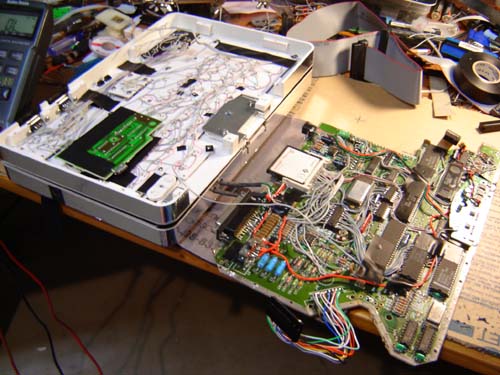 This is what electronics looked like inside before they invented PCB's