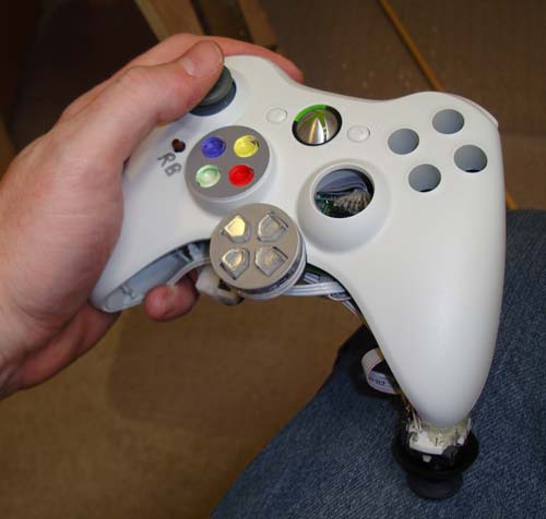 A left-handed controller