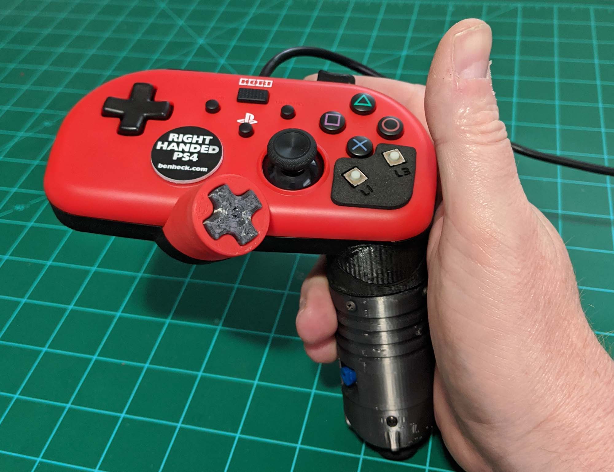 Right handed version of the controller